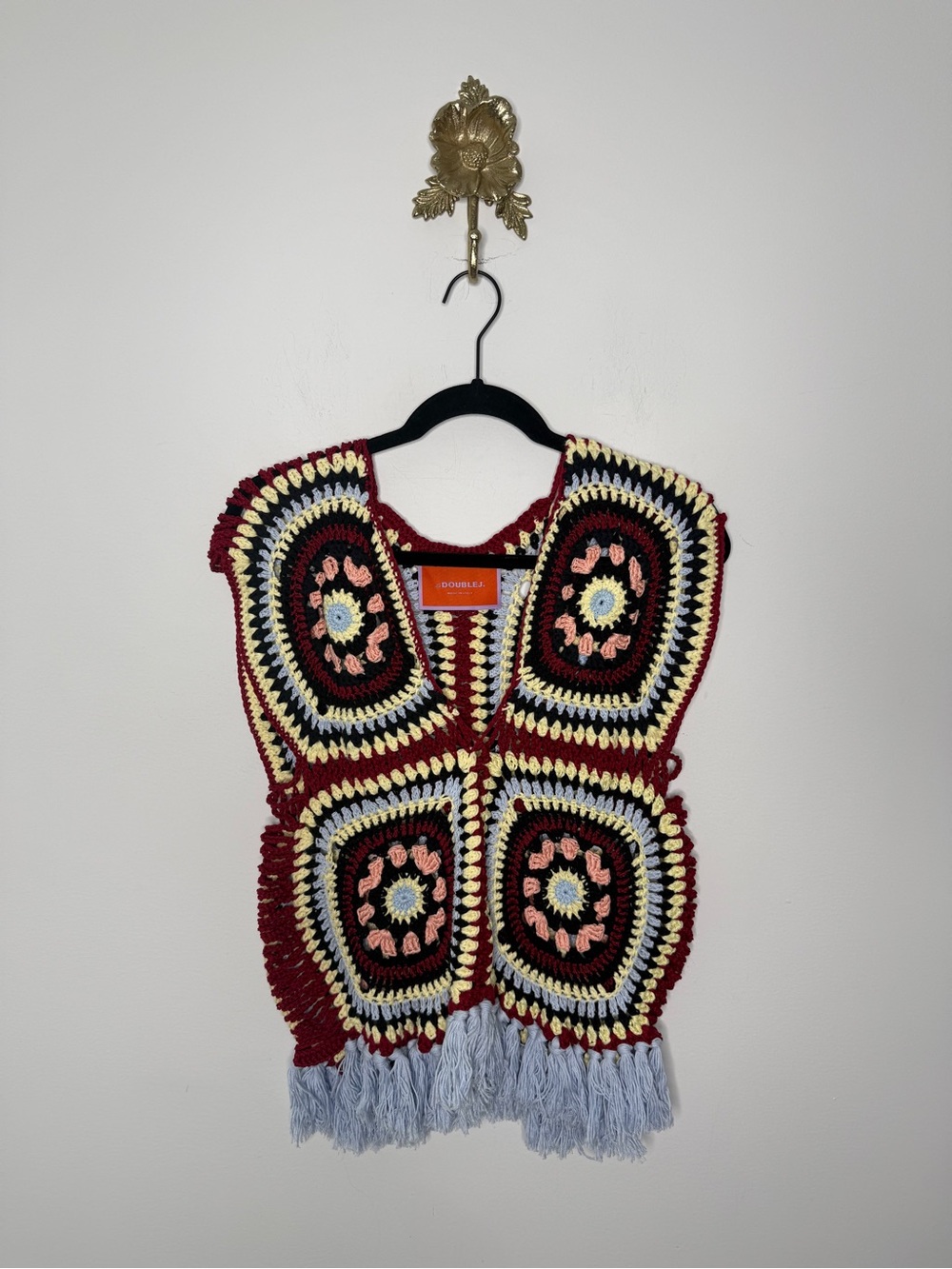 La DoubleJ Sole Star Crochet Top